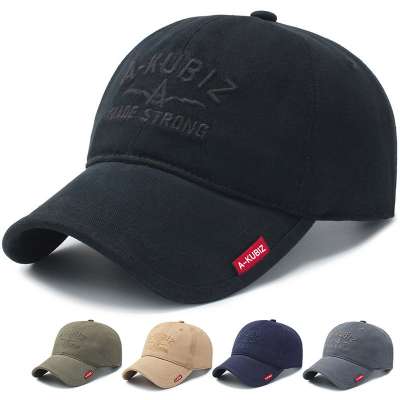 Custom Logo Free Sample Embroidered Caps Hats Men Cap Baseball